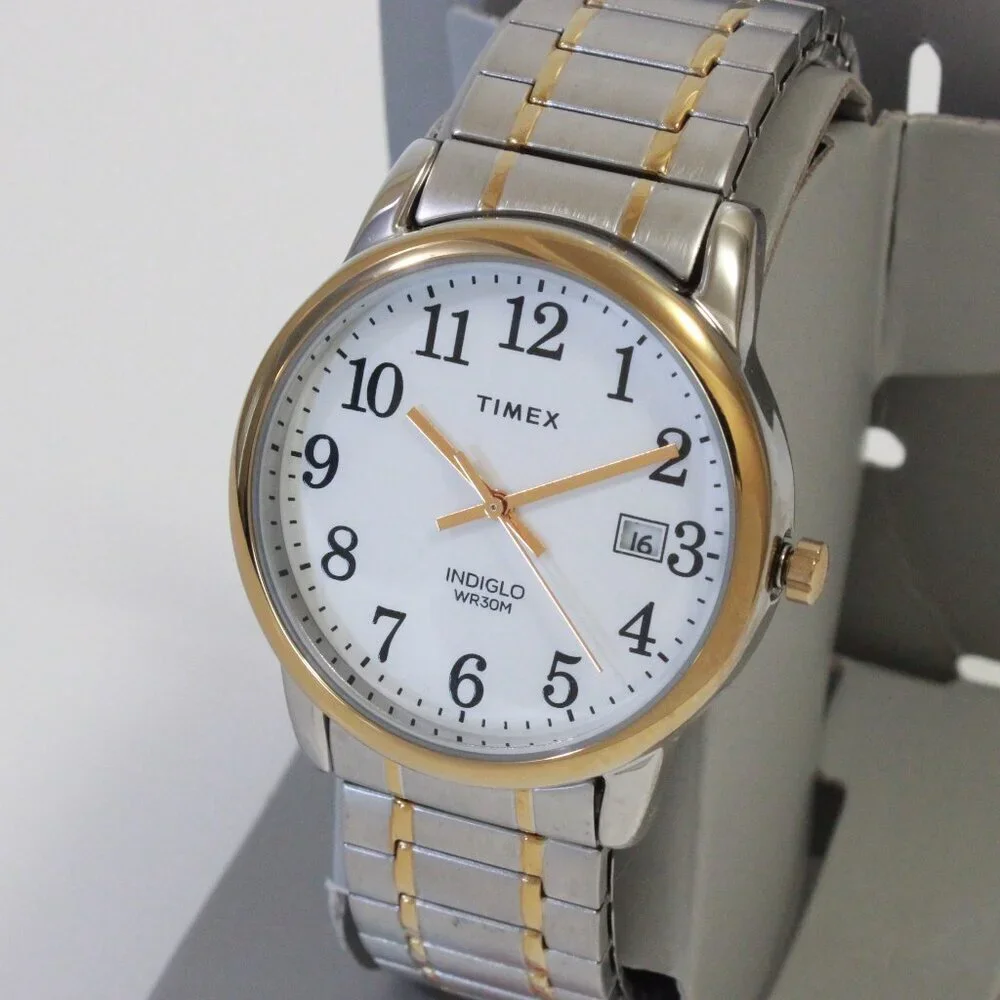 Timex Easy Reader Men's Quartz Watch With Expansion Bracelet 35mm